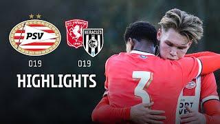 HIGHLIGHTS | PSV O19 knokt zich naar de eerste plek in de competitie 