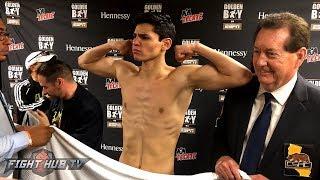 RYAN GARCIA STRIPS DOWN & RE-WEIGHS IN TO MAKE WEIGHT FOR VELEZ FIGHT!