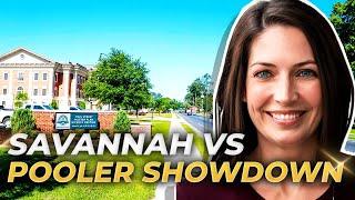 SAVANNAH Georgia vs POOLER Georgia: Which Is The Best Fit For You? | City Life vs Suburban Comfort