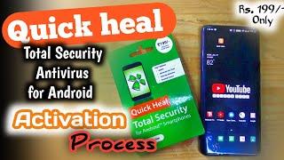 Quick Heal Total Security Antivirus for Android, activation process || PijushTech ||