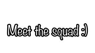 []Meet the squad[]