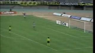 Goalkeeper throws ball into the own net