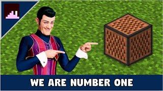 We Are Number One Minecraft Noteblock Tutorial (from the TV show Lazy Town)