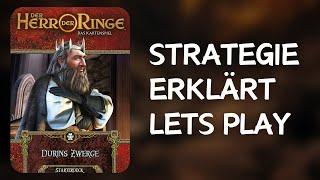 Durins Zwerge Starterdeck Strategie Erklärt Herr der Ringe Das Kartenspiel Let's Play