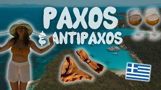 PAXOS & ANTIPAXOS  | the best greek food we've ever had + this beach = THE CARIBBEAN OF EUROPE?!