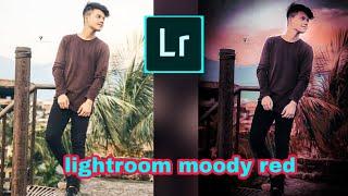 Lightroom red background photo editing | Karan mandal editz | lightroom red and blue editing effect