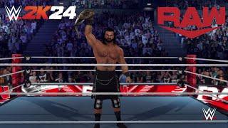 REMATCH / RAW EPISODE 4 / WWE 2K24 Universe Mode Walkthrough #18