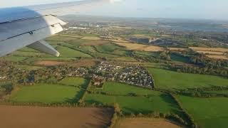 Landing at Dublin Airport, 17th Oct 2017 - Day after Ophelia