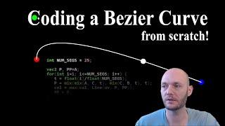 Coding a Bezier curve from scratch!