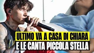 ULTIMO VA CASA DI CHIARA UNA FAN CHE MUOVE SOLO GLI OCCHI E LE CANTA PICCOLA STELLA: IL BEL GESTO