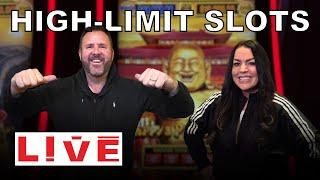  LIVE: High-Limit Wednesday at Peppermill! Huff N' Puff, Dragon Link & MORE! | Jackpot Slot Spot