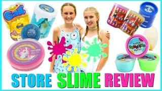 SLIME REVIEW - Testing Store Bought Slime Vs Homemade Slime and Putty - Satisfying Slime