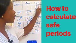 How to calculate safe days to avoid pregnancy| fertile days to get pregnant fast #safedays