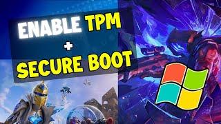 ️ How to Enable Secure Boot and TPM in a Snap (Complete Guide)