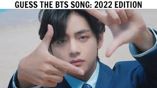 GUESS THE BTS SONG IN 1 SECOND | 2022 Edition