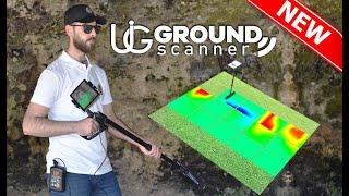 UIG GROUND SCANNER device metals, treasures caves, and voids with 3D display scanning detector