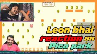 @LeonWalkthrough reaction on Shreeman legend Pico park |