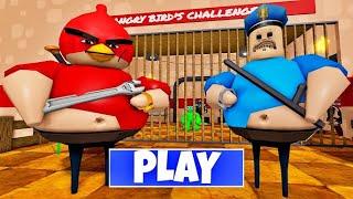 ESCAPE FROM ANGRY BIRD BARRY'S PRISON RUN! #obby #Roblox