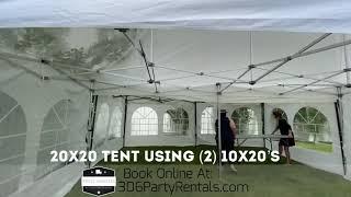 20x20 Popup Tent With Walls ($385.00)