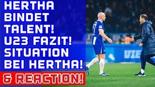 Hertha bindet weiteres Talent langfristig. Immer Hertha Podcast Situationsanalyse.