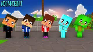 YOUTUBER FRIENDS CREW | CHICKEN WINGS MEME | SHUFFLE DANCE | HERO TONGIHT DANCE Minecraft Animation