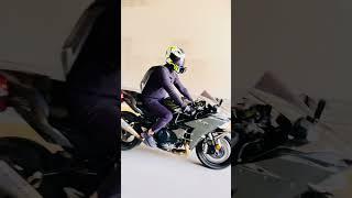 Guess underpass name in #lahore #exhaust #sound #kawasaki #ninja #h2 #bike #superbike #viral #shorts