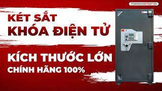 Két sắt cỡ lớn khóa điện tử chuẩn ngân hàng - Két sắt báo động siêu bảo mật Việt Tiệp