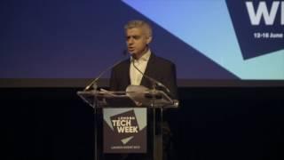 Mayor of London at the London Tech Week 2017 Launch Event