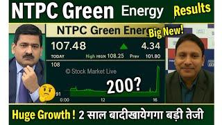 NTPC Green energy share news today,Results Analysis Anil singhvi,ntpc green energy share target 2030