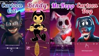 Cartoon Cat - Bendy - Mr Hopp - Cartoon Dog | Beat Racing - Beat Shot - Smash Color - Tiles Hop