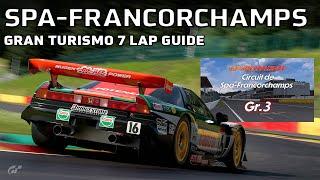 GT7 Lap Guide - Circuit de Spa-Francorchamps - Honda NSX GT500