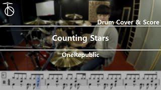 OneRepublic - Counting Stars Drum Cover,Sheet,Score,Tutorial.Lesson