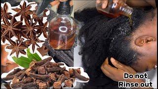 DOUBLE YOUR HAIR GROWTH WITH THESE HERBS  STAR ANISE. DO NOT RINSE OUT