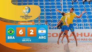 BRASIL 6-2 ARGENTINA | Highlights | CONMEBOL Copa América Fútbol Playa 2025™