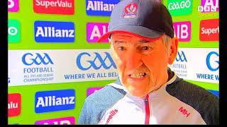 MICKEY HARTE SPEAKS TO BBC SPORT AFTER KERRY V DERRY - 2024 FOOTBALL CHAMPIONSHIP GAA IRELAND