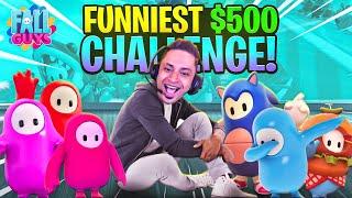 FUNNIEST $500 DOLLAR CHALLENGE WITH RANDOMS  - FALL GUYS GAMEPLAY - MRJAYPLAYS