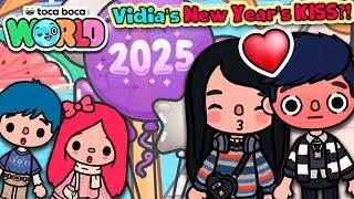 Vidia's New Year's Kiss?! - Toca Life World