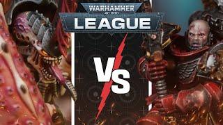 Flesh Tearers vs Tyranids | Warhammer 40k League Battle Report