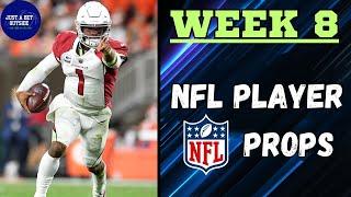 NFL Week 8 Player Props & Anytime TD's!