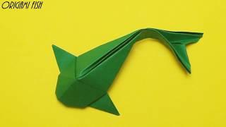 How to make a fish out of paper. Origami fish (Riccardo Foschi)