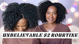 VLOGMAS //  $2 wash & style routine is too good not to share! | ALOVE4ME