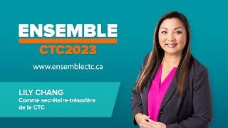 Lily Chang au secrétariat-trésorerie du CTC (Équipe Ensemble CTC 2023)