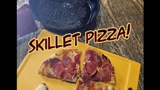 Upside Down Skillet Pizza - The Safest Way to Make Pizza At Home - Reels in Real Life - SDSBBQ