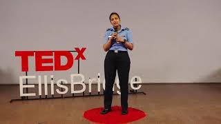 Celebrating the power of women leaders in Indian Air Force | Divya Yadav | TEDxEllisBridge