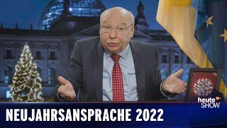 Die ehrliche Neujahrsansprache für 2022 – von Gernot Hassknecht | heute-show