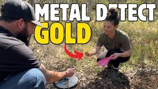 Will we find GOLD on our first family metal detect hunt in Australia?