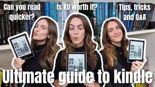 All about kindle + kindle unlimited!  (is it worth it?) | booktube