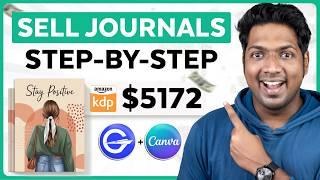 How to Create Journals to Sell on Amazon KDP | Earn Passive Income