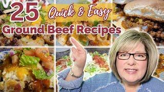 25  QUICK & EASY Ground Beef Recipes That Will SAVE Your Weeknight Dinners | GROUND BEEF MARATHON