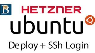 Hetzner tutorial - Deploy Ubuntu on Hetzner cloud and log in via SSH